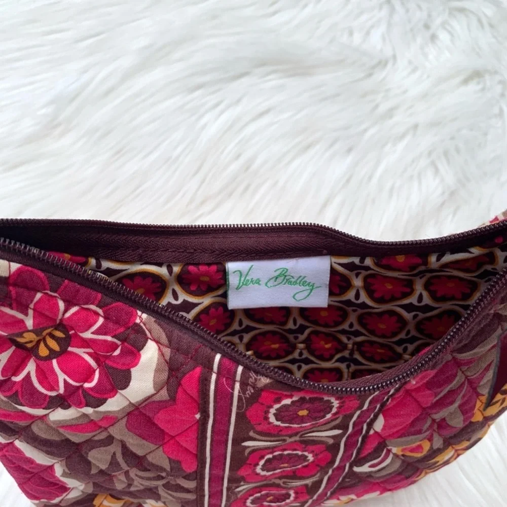 Vera Bradley Carnaby Olivia Floral Patterned Shoulder Bag Purse